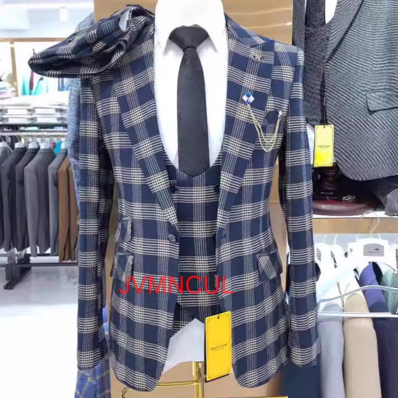 Men'S Formal Wear For Reception - Conjunto Masculino de 3 Peças Color