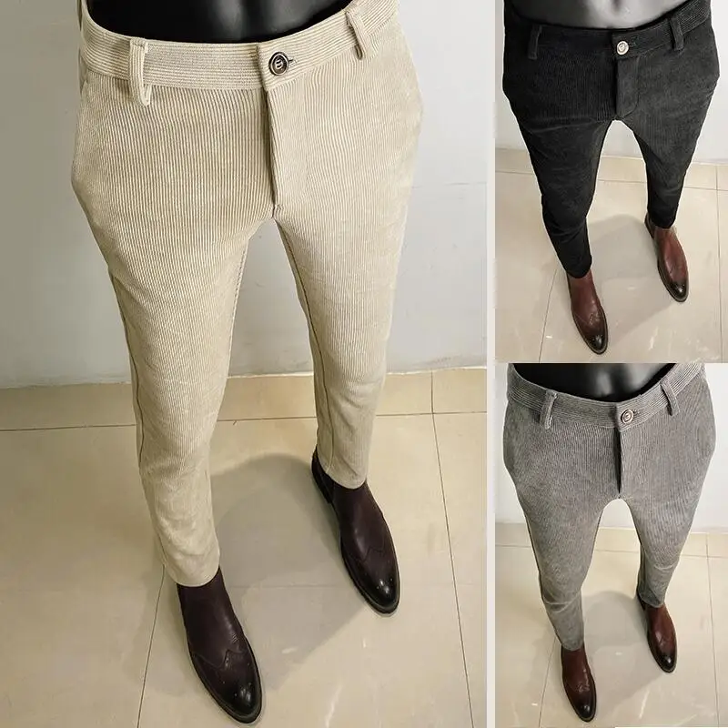 Men Formal Wear Dress - Outono inverno engrossado terno de lã