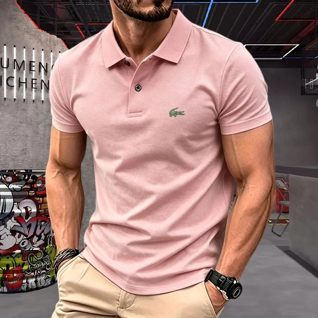 Men Formal Wear Pinterest - Camisa Polo Masculina de Manga Curta