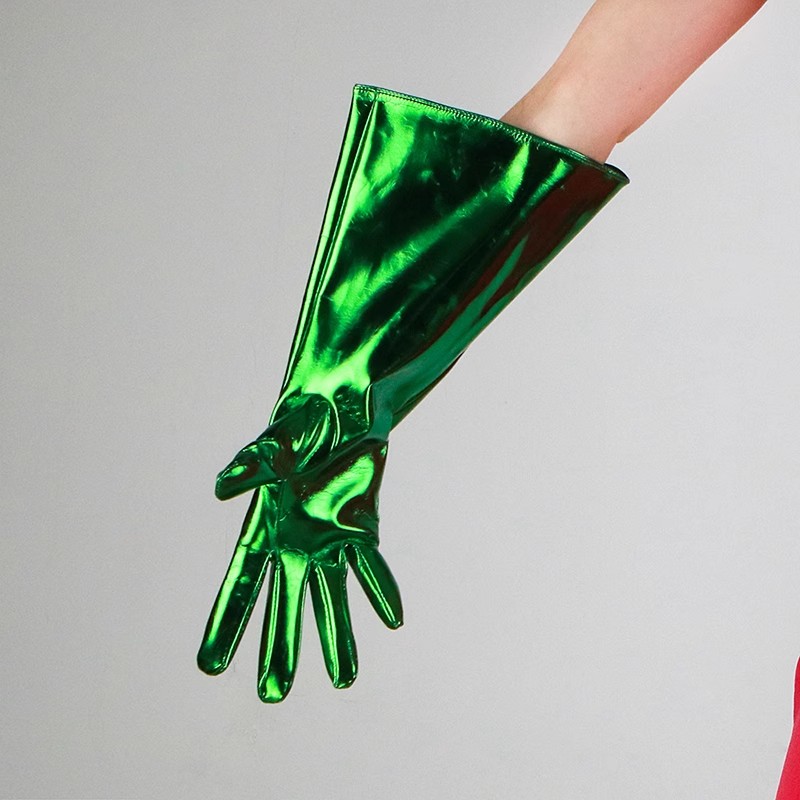 Formal Glove Leather - Luvas Longas Femininas de Couro PU