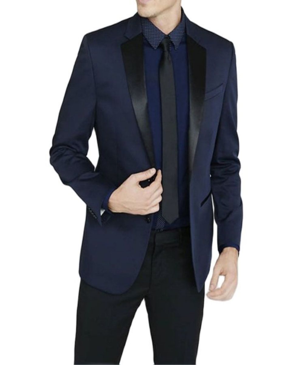 Men Formal Wear With Tie - Mais novo padrinhos notch lapela preta