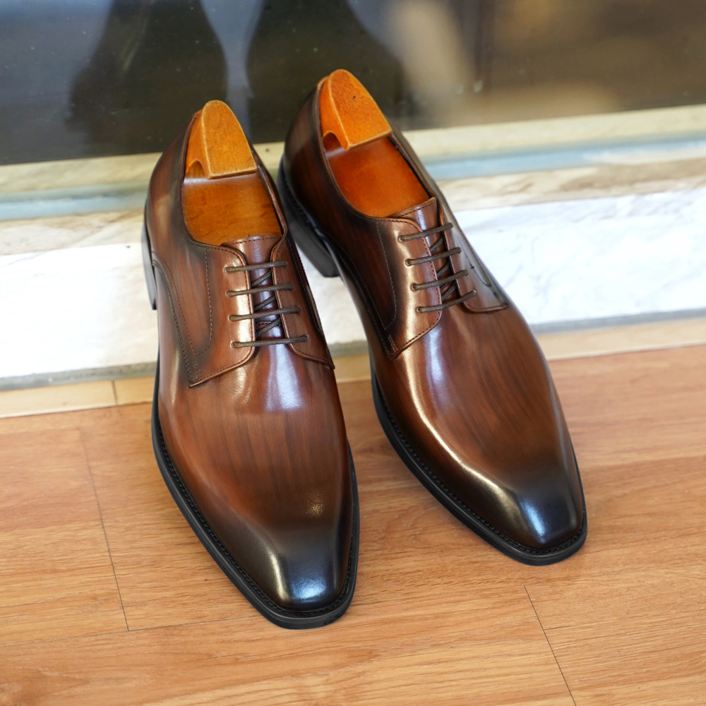 Men Formal Wear Dress - Sapatos casuais de negócios masculinos angustiados