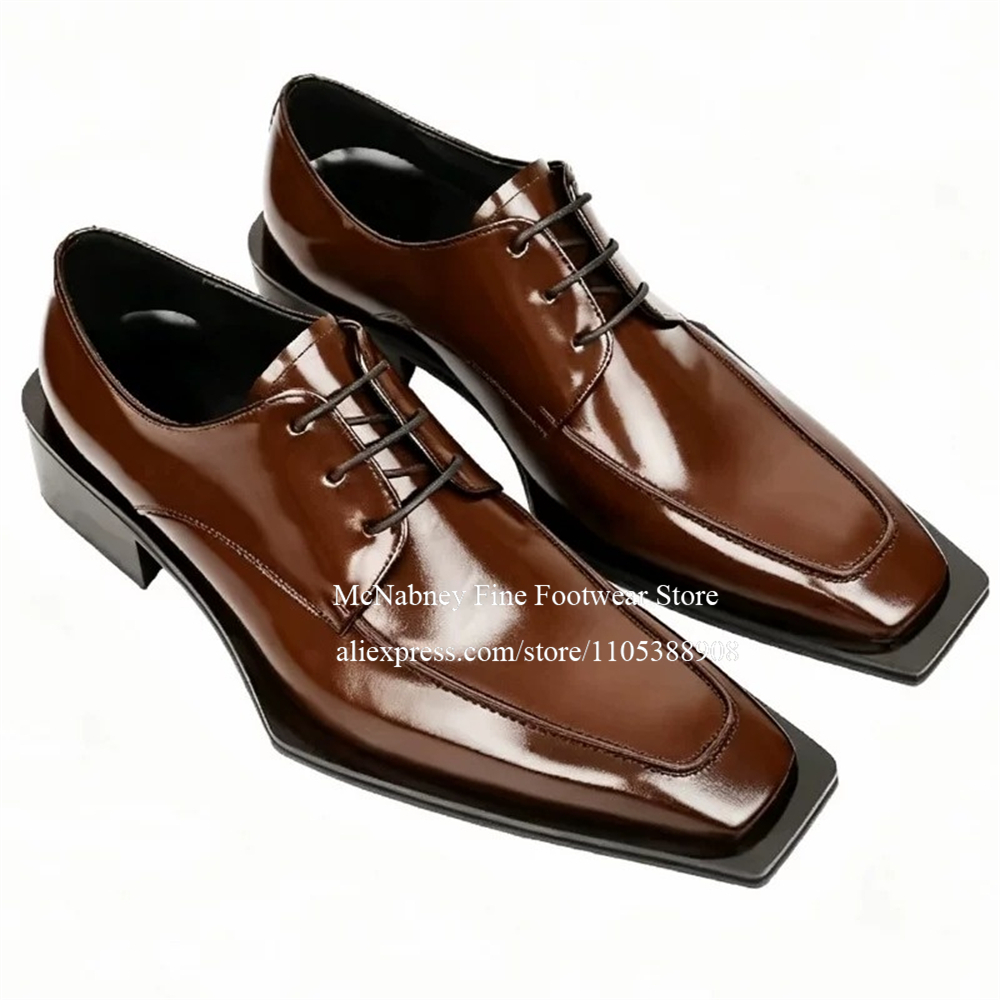 Men Formal Wear Dress - Sapatos Sociais de Couro com Tachas,