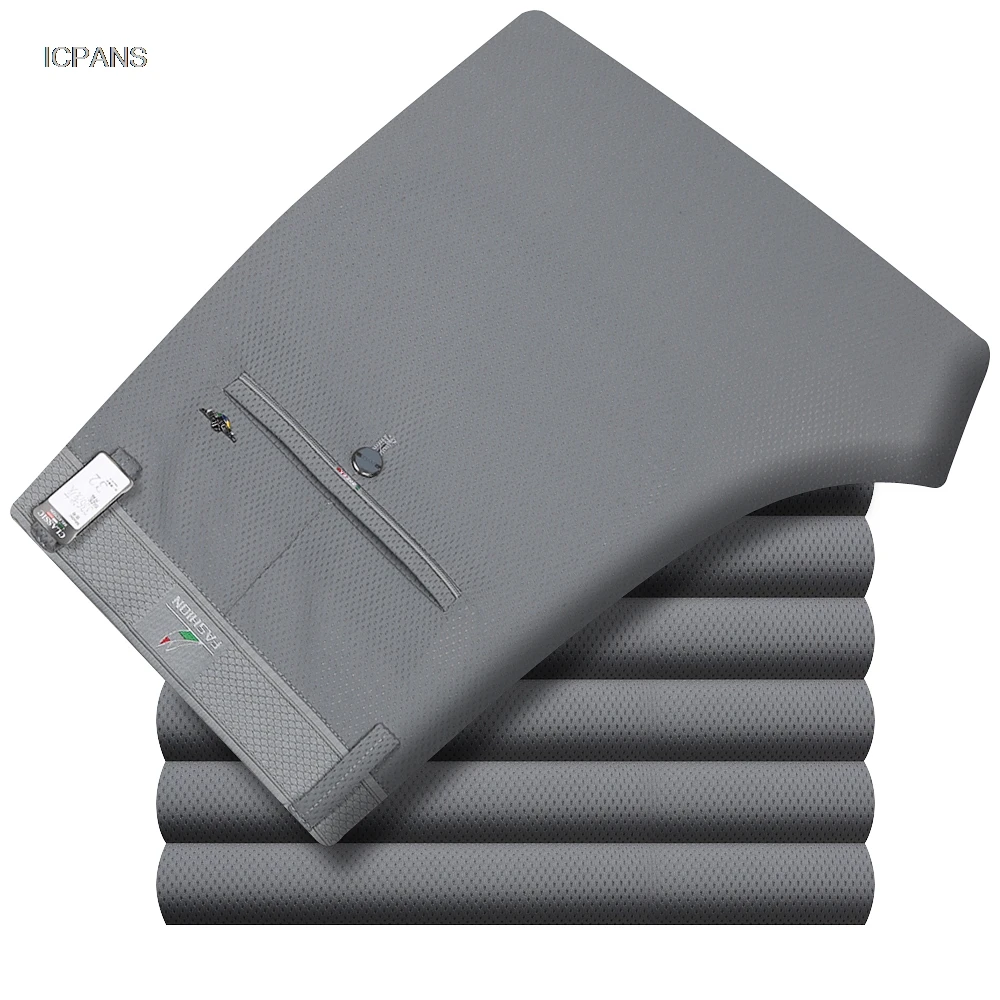 Dress Pant Flat Front - Calças finas de verão dos homens