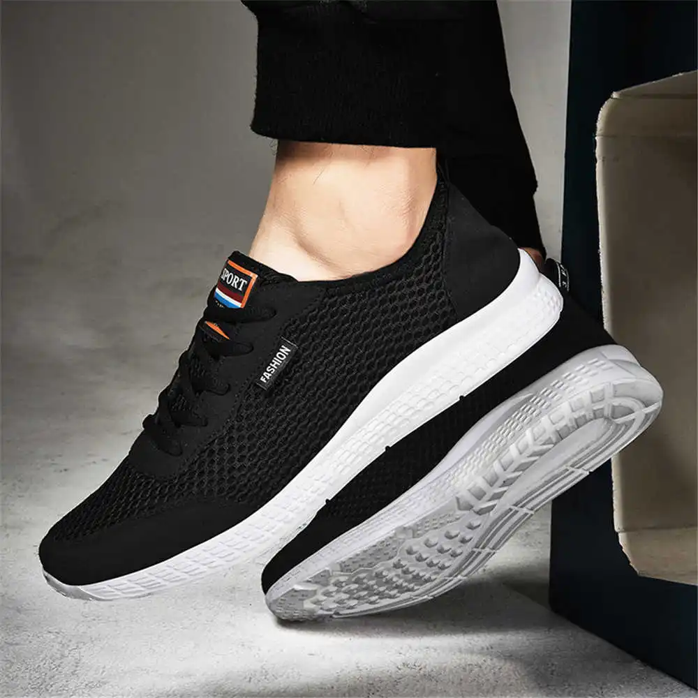 Men Formal Wear All Black - 35-46 respirável luz azul tênis masculino