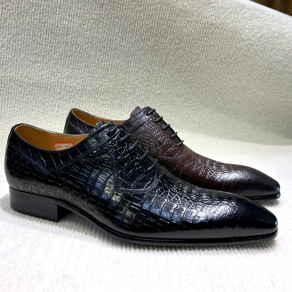 Sapatos oxford masculinos de l - Men Formal Wear Dress avaliação e preço