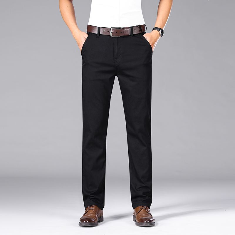 Calça jeans preta pura masculi - Men Formal Wear With Jeans avaliação e preço