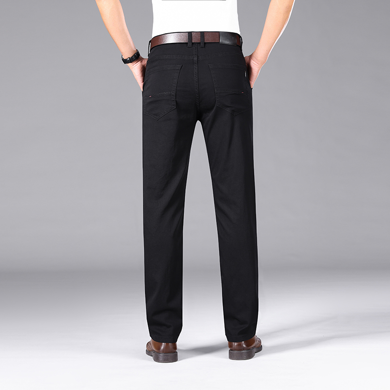 Calça jeans preta pura masculi - Men Formal Wear With Jeans avaliação e preço