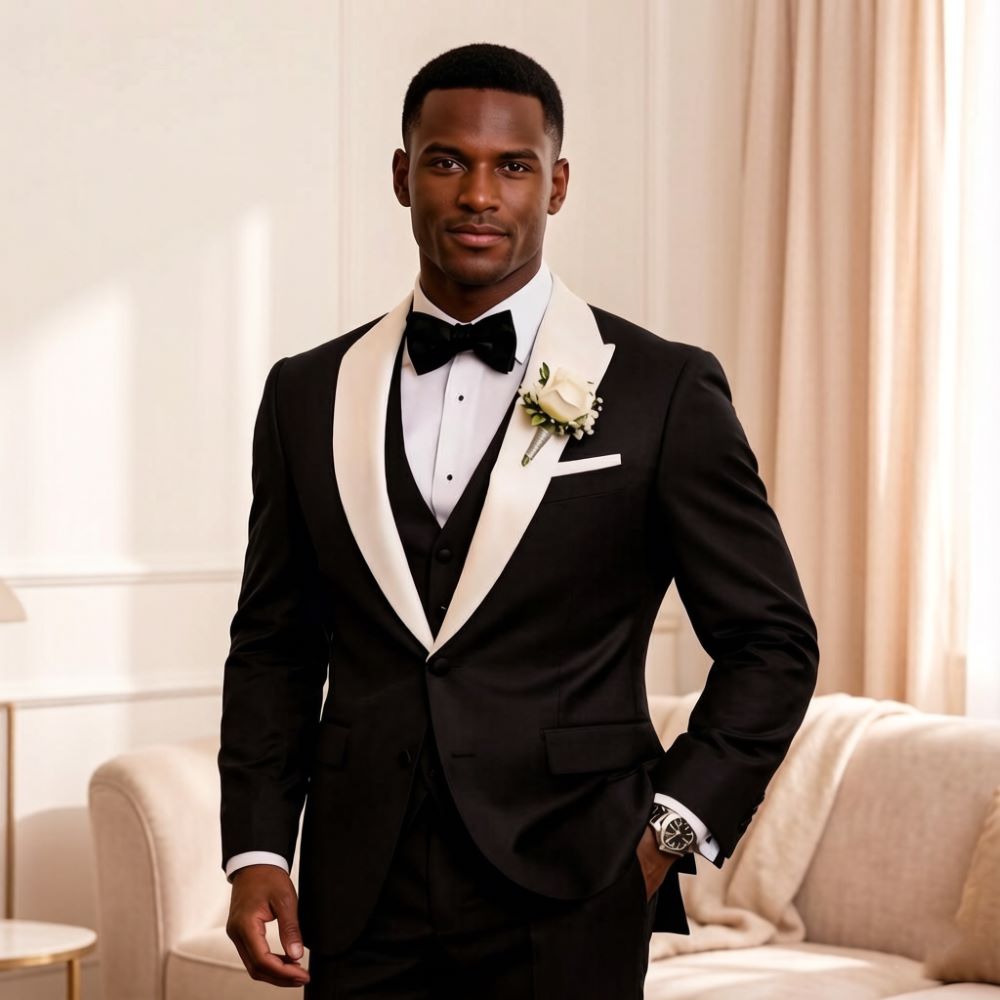 Conjunto de 3 Peças de Ternos  - Men'S Formal Wear For Reception avaliação e preço