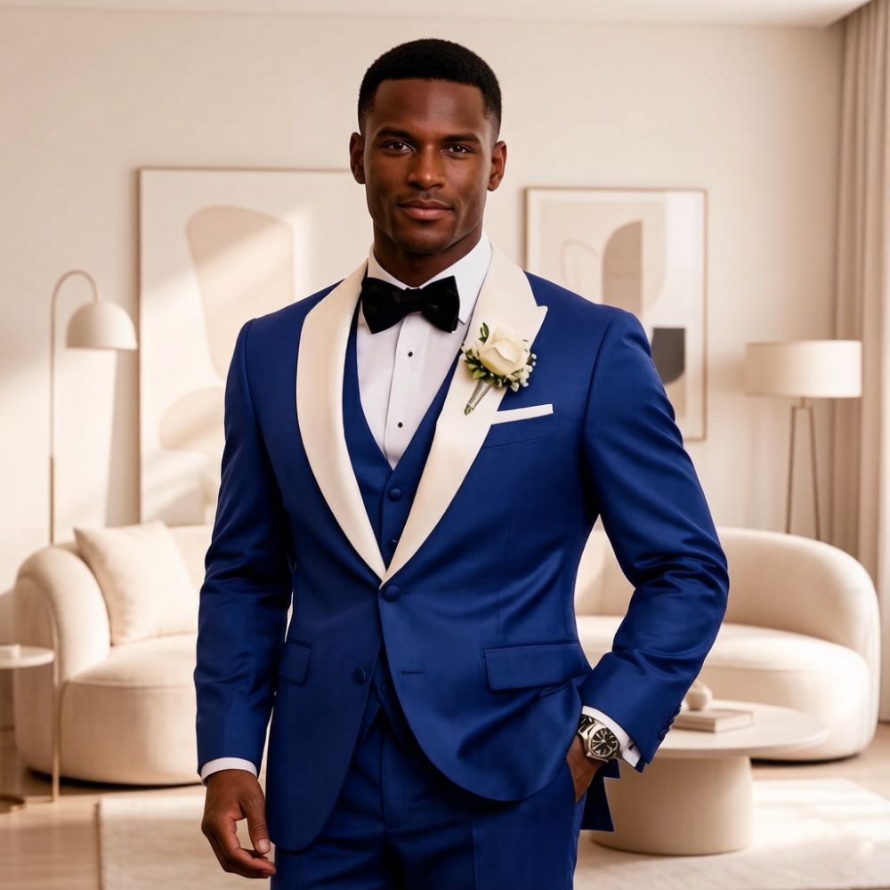 Conjunto de 3 Peças de Ternos  - Men'S Formal Wear For Reception avaliação e preço