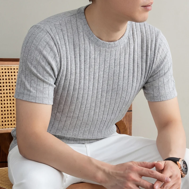 Camiseta Casual de Malha para  - Men Formal Wear Pinterest avaliação e preço
