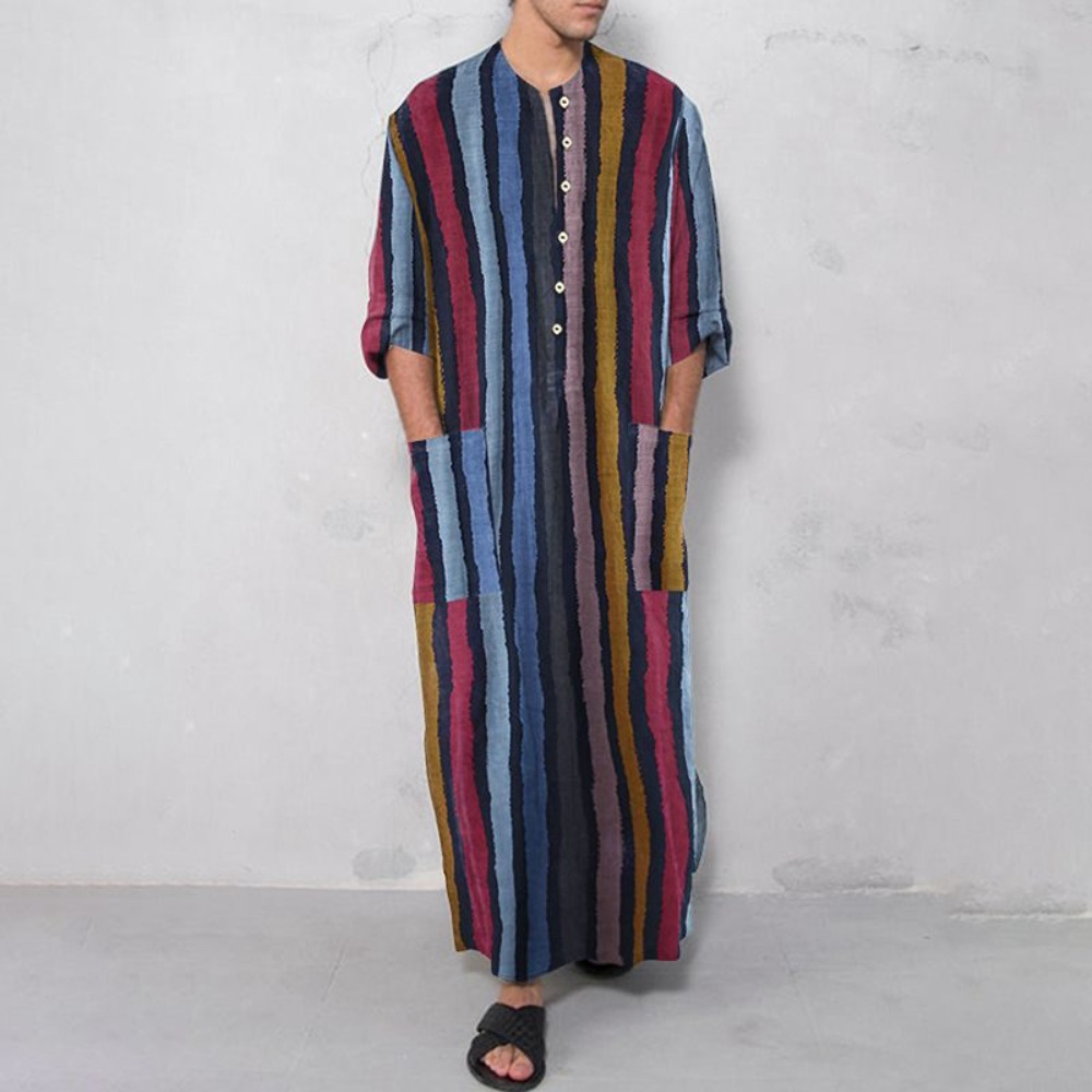 Nova Túnica Muçulmana de Algod - Arabic Formal Wear Men avaliação e preço