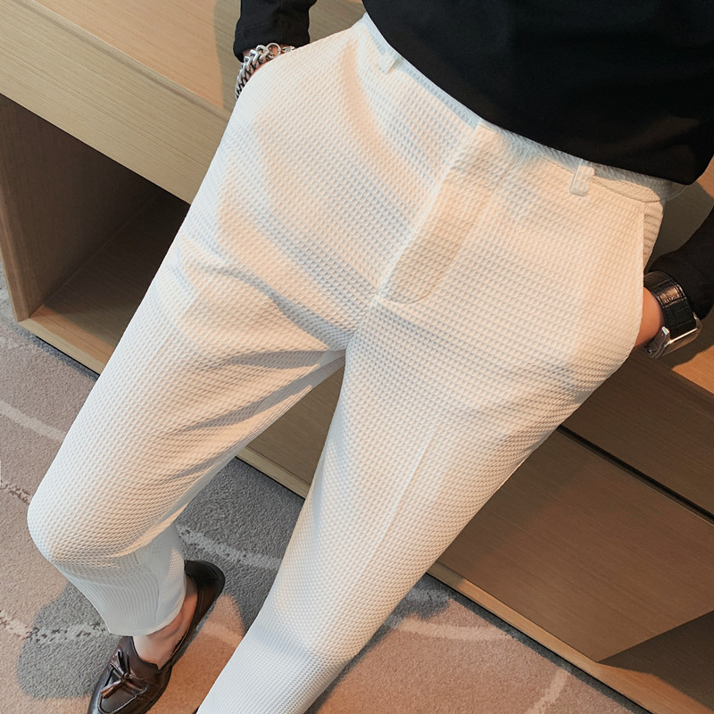 2024 outono nova waffle estira - Men Formal Wear Pinterest avaliação e preço