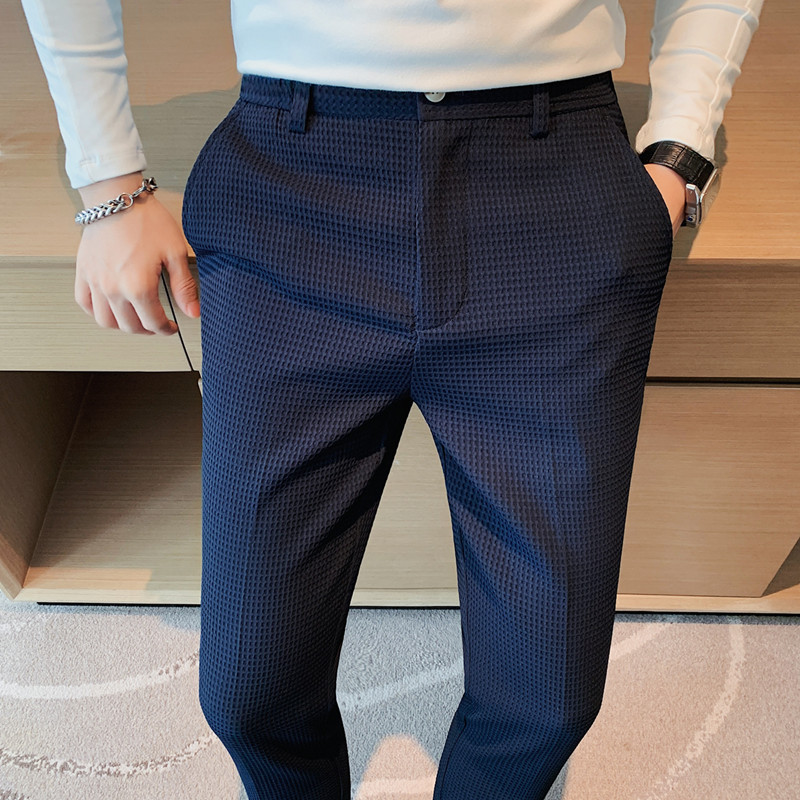 2024 outono nova waffle estira - Men Formal Wear Pinterest avaliação e preço