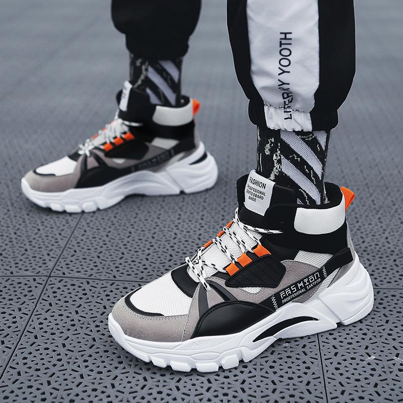 Hightop-Sapatilhas Esportivas  - Men Formal Wear With Jeans avaliação e preço