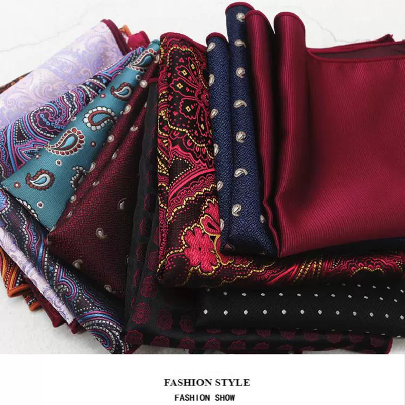 Clássico pasiley bolso quadrad - Men Formal Wear Pinterest avaliação e preço