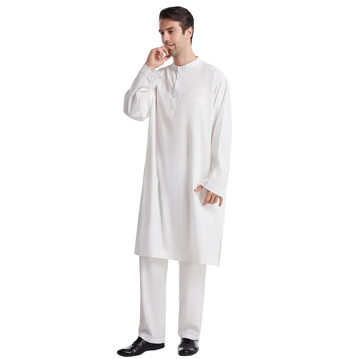 Homens muçulmanos jubba thobe  - Arabic Formal Wear Men avaliação e preço