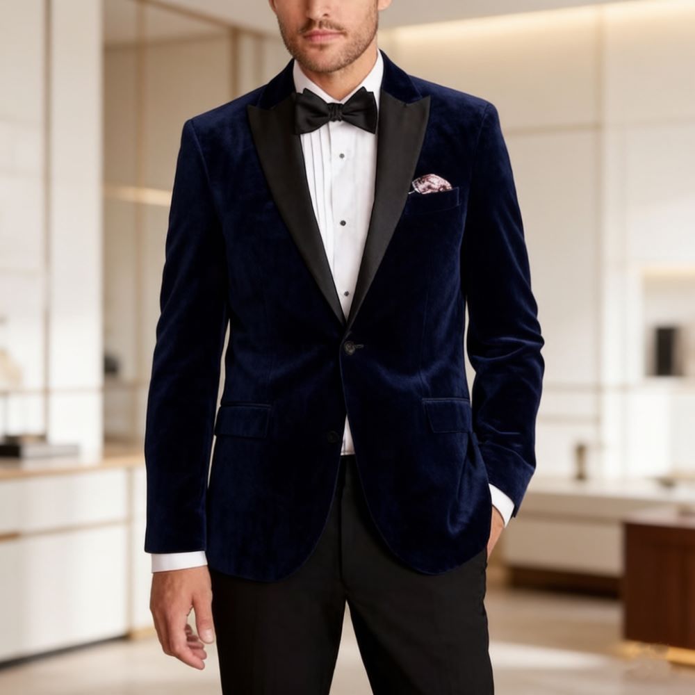 Ternos Formais de Veludo para  - Men'S Formal Wear For Reception avaliação e preço