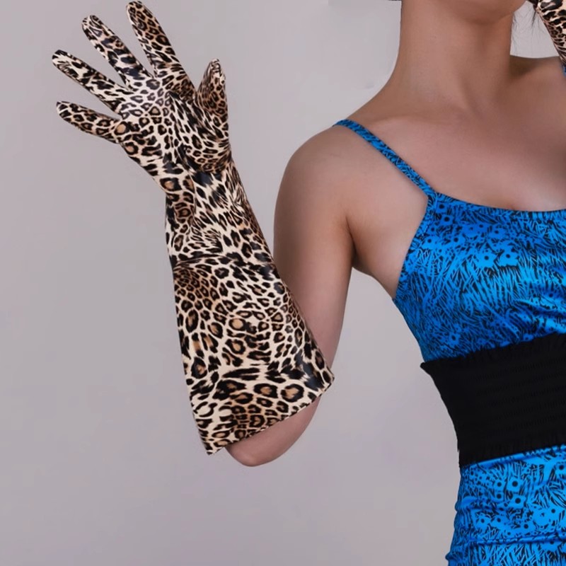 Luva Feminina de Couro PU com  - Formal Glove Leather avaliação e preço
