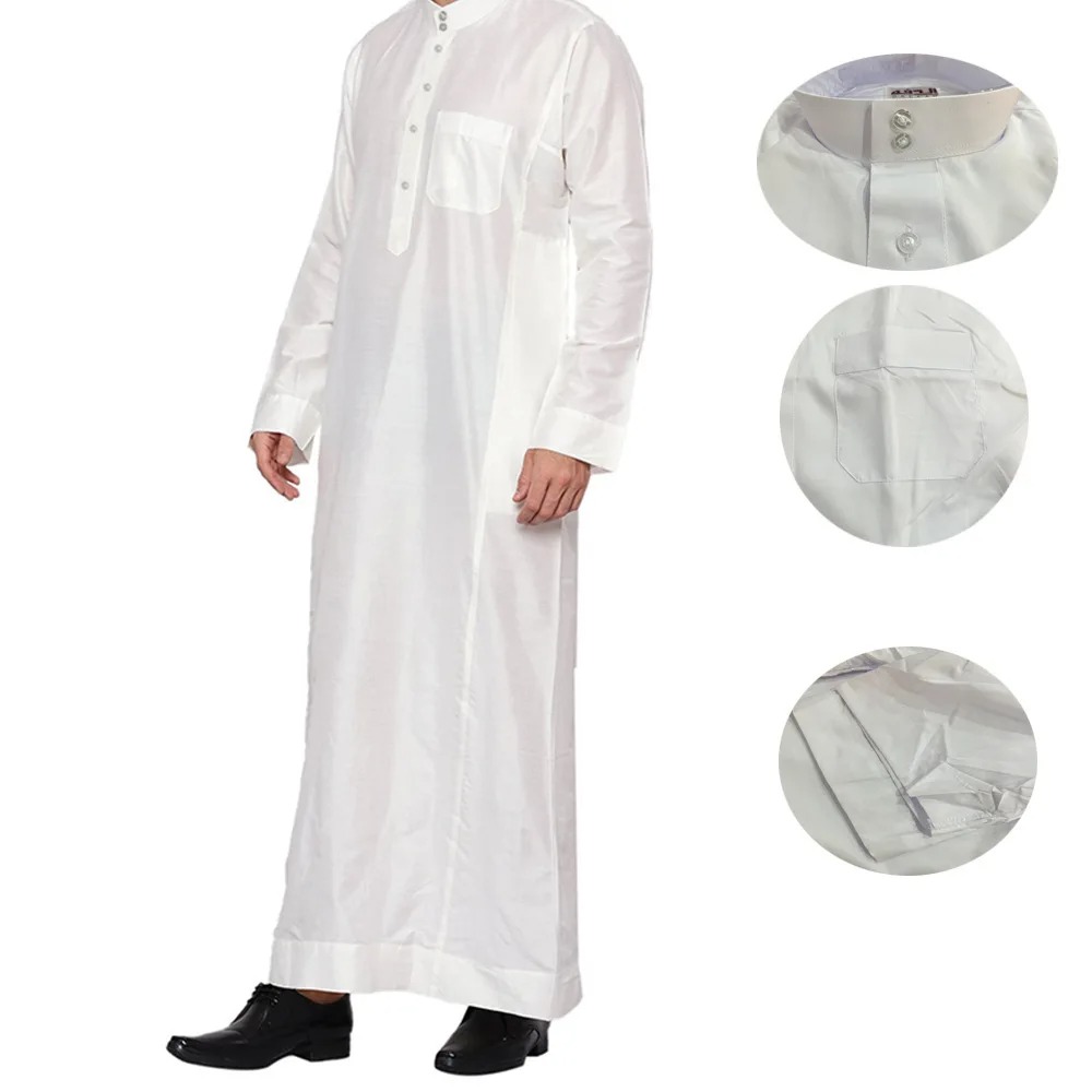 Thobe Qatari Masculino em Poli - Arabic Formal Wear Men avaliação e preço