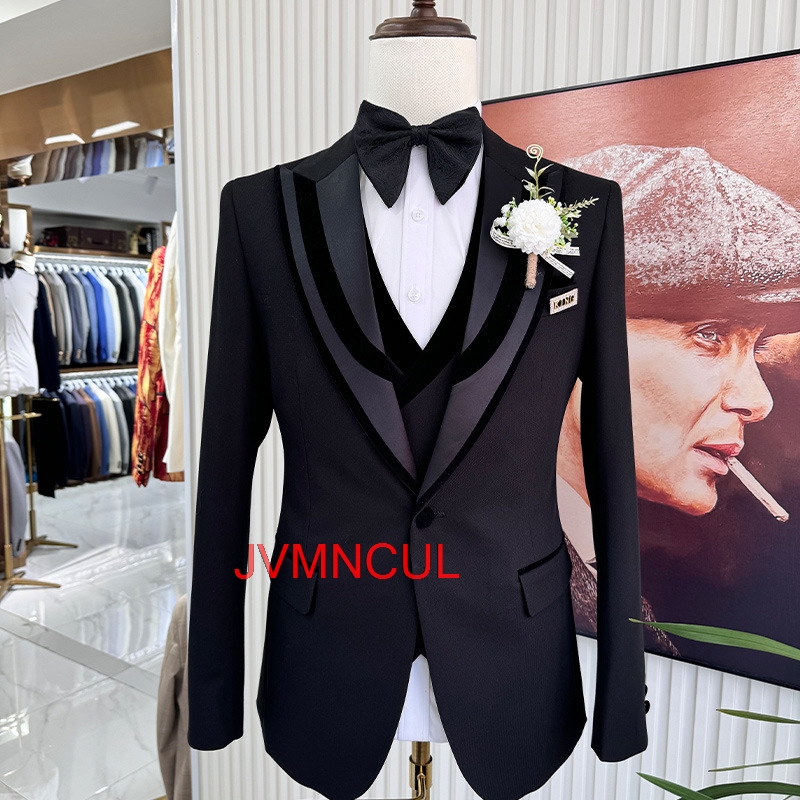 Conjunto Masculino de 3 Peças  - Men'S Formal Wear For Reception avaliação e preço