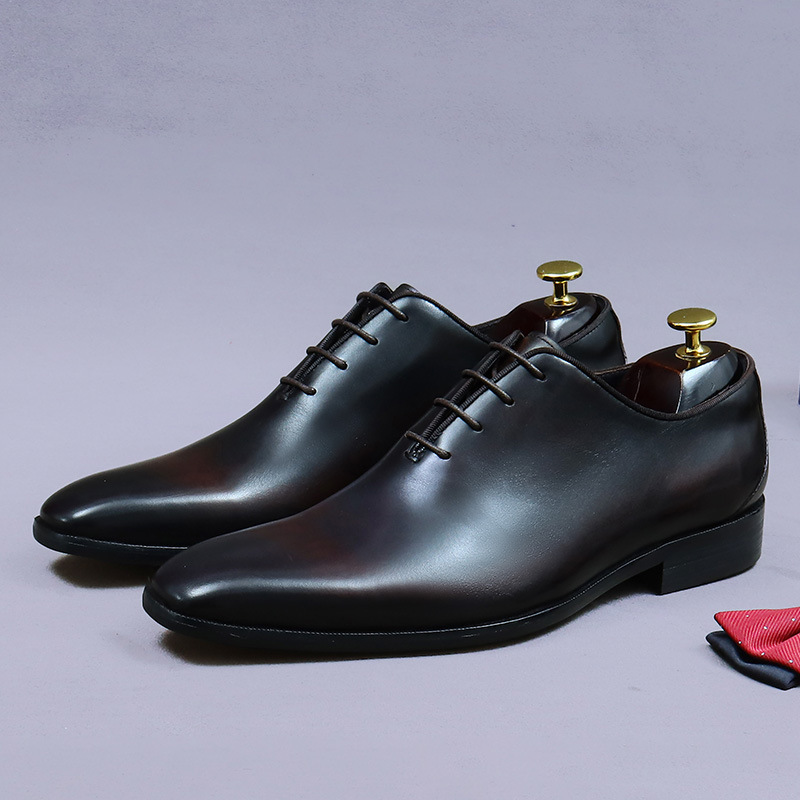 Designer de couro genuíno dos  - Men Formal Wear Dress avaliação e preço