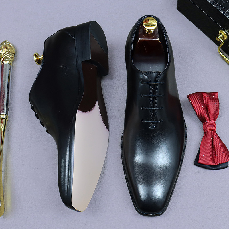 Designer de couro genuíno dos  - Men Formal Wear Dress avaliação e preço